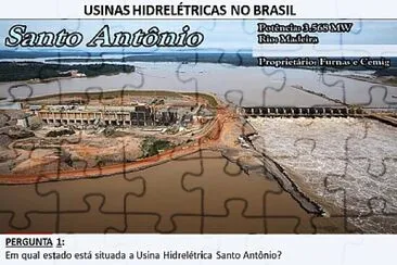 UHE Santo Antonio jigsaw puzzle