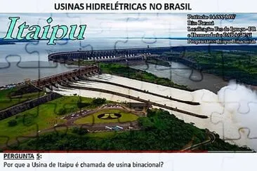 UHE Itaipu jigsaw puzzle