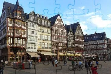 פאזל של Old Town Frankfurt