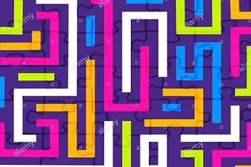 colorful maze puzzle