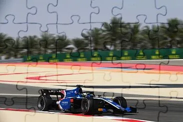 2021 Guanyu Zhou at Bahrain GP jigsaw puzzle