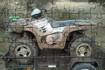 atv riding in the hills of tennessee jigsaw puzzle