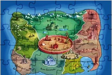 Mapa do reino jigsaw puzzle