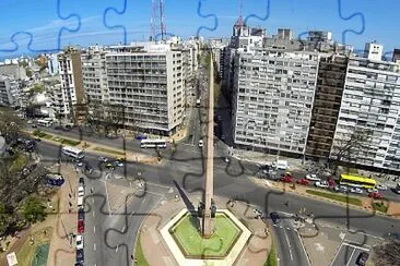 פאזל של Obelisco - Montevideo