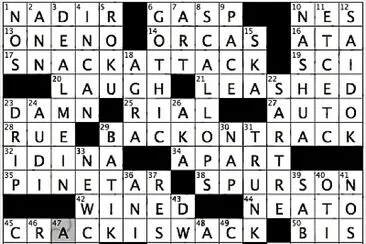 K H crossword