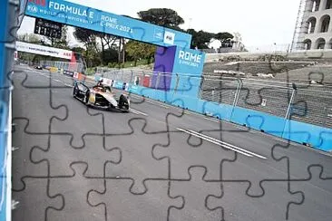 2021 Jean-Éric Vergne at Rome ePrix 1 jigsaw puzzle