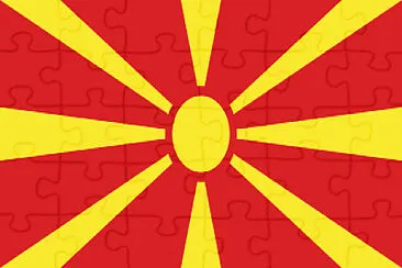 Bandeira Macedónia do Norte