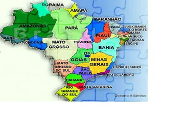 jogo kaua mapa Brasil jigsaw puzzle