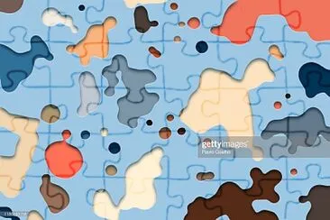 Colorful ink droplets jigsaw puzzle