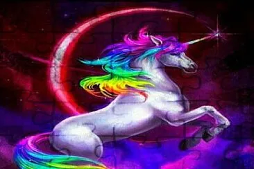 פאזל של el unicornio es mi animal favorito