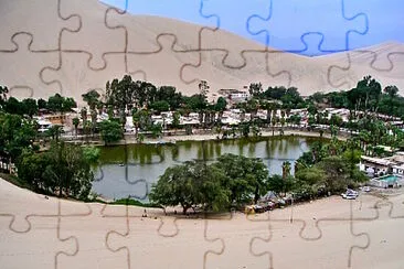 Huacachina  ... Perú jigsaw puzzle