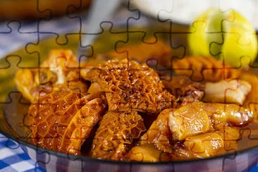 a jigsaw puzzle