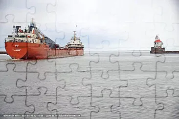 CSL Tadoussac Freighter at Superior jigsaw puzzle