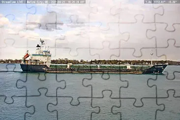 Florence Spirit Freighter at Marine City jigsaw puzzle