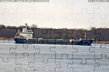 Florence Spirit Freighter at Algonac jigsaw puzzle