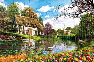 Casa en el rio jigsaw puzzle