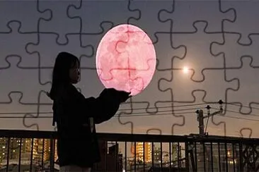 פאזל של La luna rosa