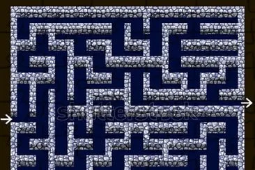 stone wall puzzle maze