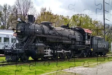 Engine 4003 at the Fort Smith Train Museum, AR