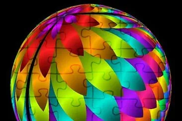 פאזל של colorful ball