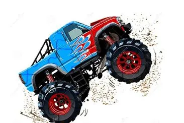 פאזל של Cartoon Monster Truck 2