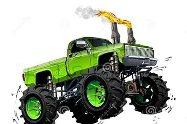 Cartoon Monster Truck 4