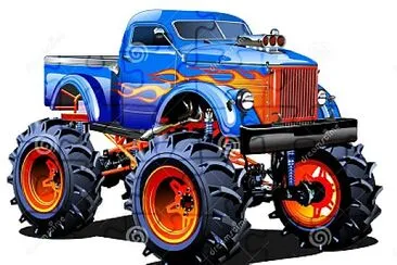 פאזל של Cartoon Monster Truck 5