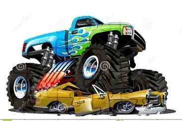 Cartoon Monster Truck.