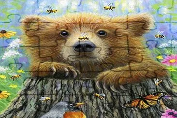 Bee Happy jigsaw puzzle