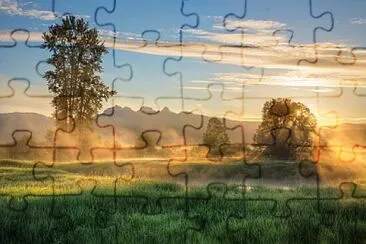 a jigsaw puzzle