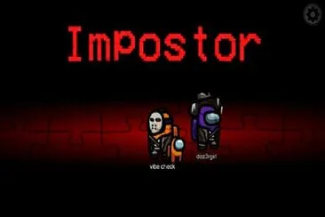 פאזל של impostor en among us