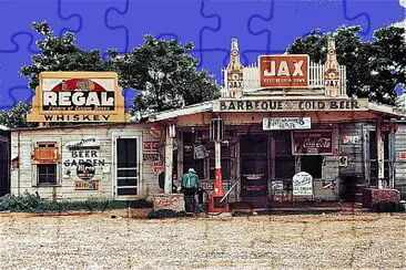 Gas station jigsaw puzzle