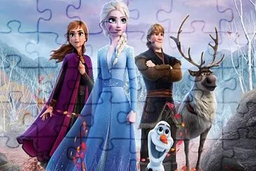 פאזל של FROZEN PERSONAJES