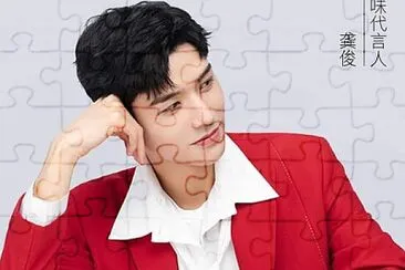 Chinese actor Gong Jun jigsaw puzzle