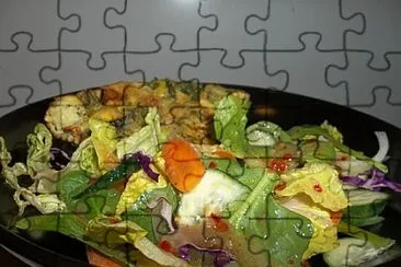 a jigsaw puzzle