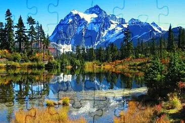 Paisaje alpino jigsaw puzzle