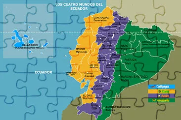 פאזל של Mapa del Ecuador