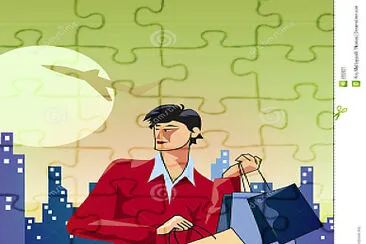 Shopping Man jigsaw puzzle