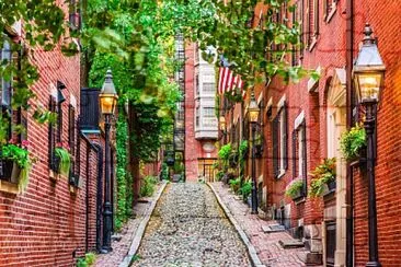 Acorn Street-Boston jigsaw puzzle