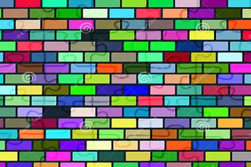 colorful brick