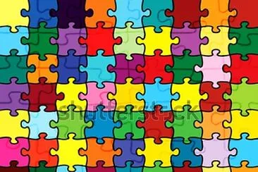 multicolor puzzle jigsaw puzzle