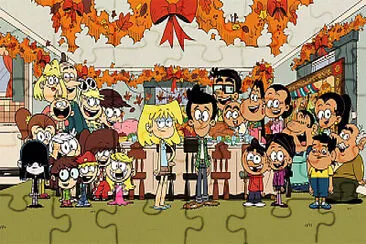 פאזל של loud house