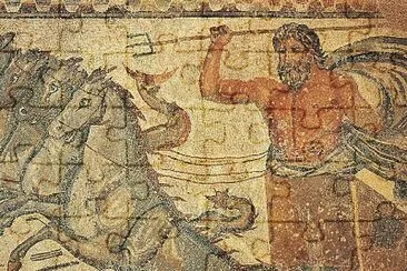 mosaico dios romano