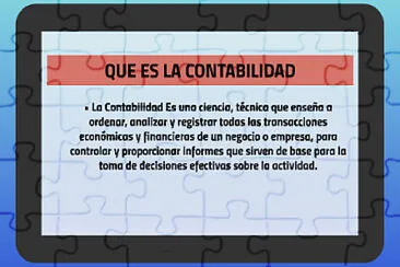 Definición Contabilidad jigsaw puzzle