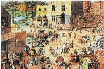 Jogos Infantis de Pieter Brueghel- 1560