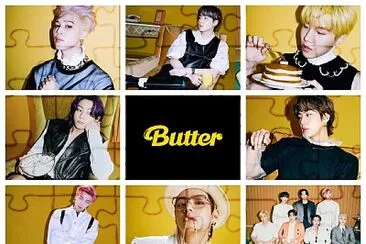 פאזל של bts butter