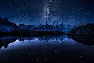 paisagem azul jigsaw puzzle