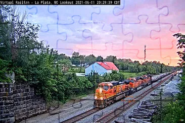 LaP BNSF at Sunset