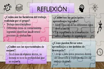 Reflexión del escenario jigsaw puzzle