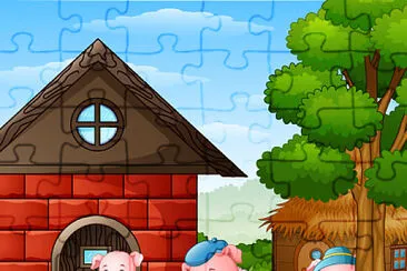 3 little pigs jigsaw puzzle